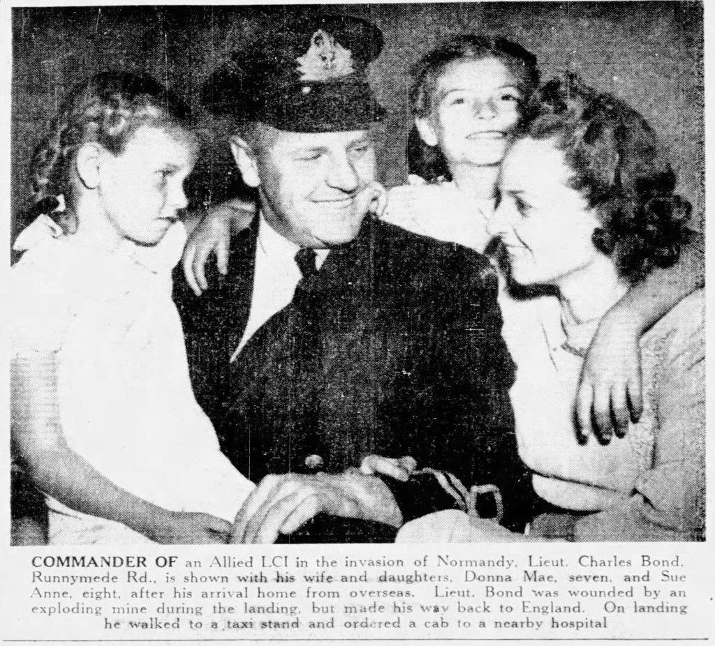A happy family reunion appeared on the front page of the Toronto Daily Star on August 21st, 1944. (Toronto Public Library Historical Newspapers Database)